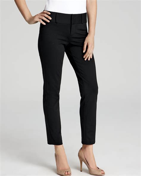 michael kors black dressy pants|Michael Kors straight leg pants.